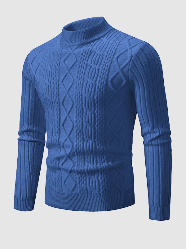 Esben | Vinter sweater med høj hals til mænd
