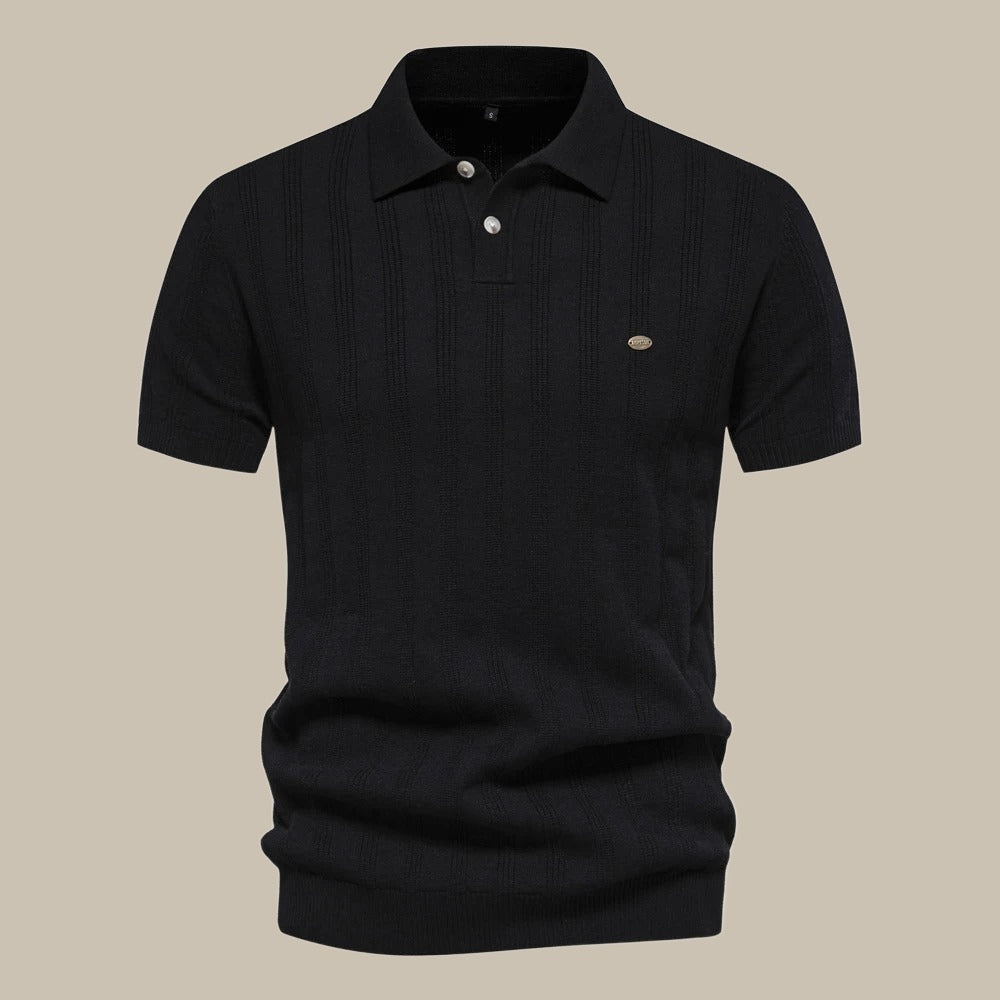 Merino Polo med Kort Ærme