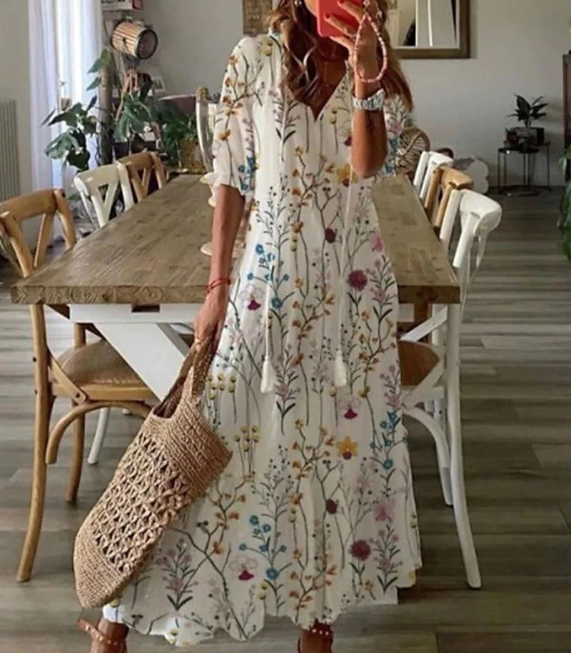 Selma | Elegant Kjole med Feminine Detaljer